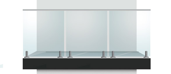 Stainless steel spigot balustrade